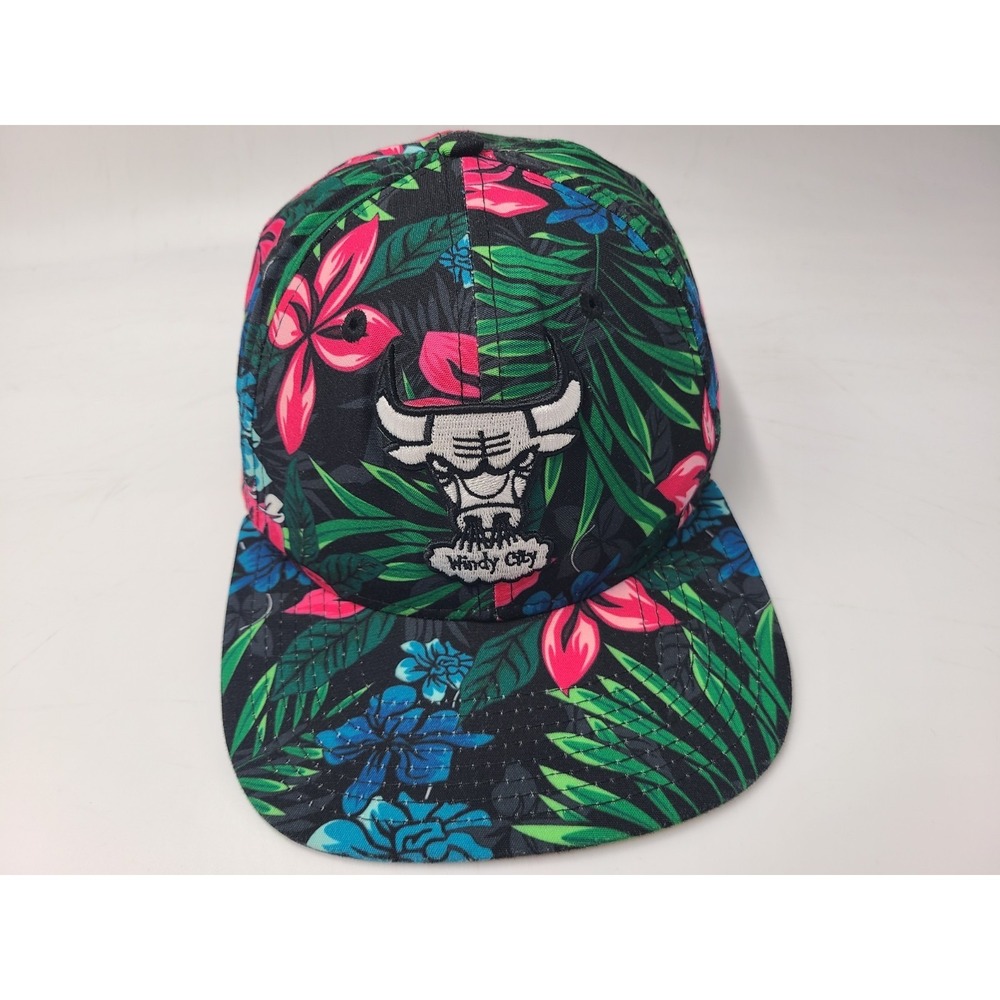 Chicago Bulls Floral All Over Print AOP‎ New Era 9Fifty Snapback Hat Cap Men NBA